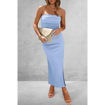 Elegant PRETTYGARDEN Summer Bodycon Maxi Tube Dress