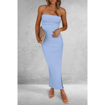 Elegant PRETTYGARDEN Summer Bodycon Maxi Tube Dress