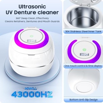 Hiwill Ultrasonic Cleaner for Retainers and Jewelry