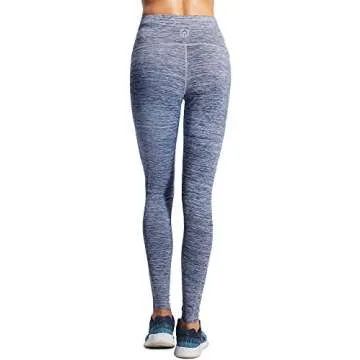 Neleus Women's Workout Leggings with Pocket and Tummy Control