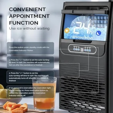 VINGLI 70lbs Commercial Ice Maker for Home and Restaurants