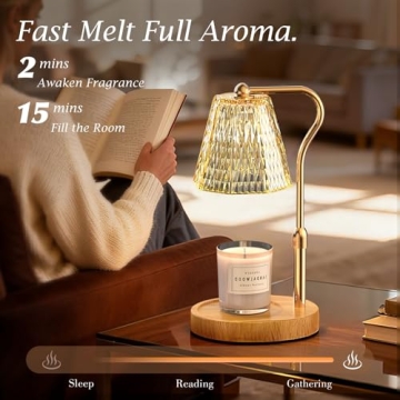 Dimmable Candle Warmer Lamp Gifts for Women Modern Decor