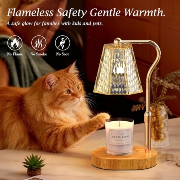 Dimmable Candle Warmer Lamp Gifts for Women Modern Decor
