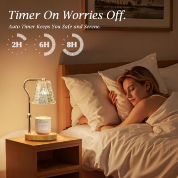 Dimmable Candle Warmer Lamp Gifts for Women Modern Decor