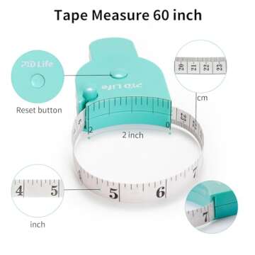 Dual-Sided Y-Shaped Tape Measure for Crafts and Body Measurement