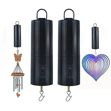 2 Pack Wind Spinner Motor Hanging Display Motor Battery Operated 20 RPM Rotating Motor Multi-Purpose...