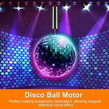 2 Pack Wind Spinner Motor Hanging Display Motor Battery Operated 20 RPM Rotating Motor Multi-Purposes for Wind Spinner Mobile Yard Decor Hanging Ornament Outdoor Sculptures-Medium Speed (2 Pcs Black)