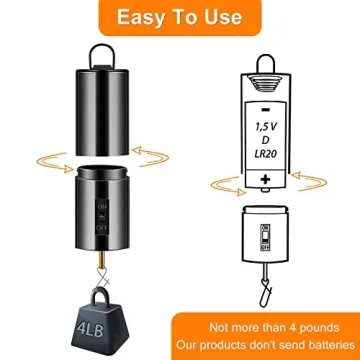 2 Pack Wind Spinner Motor Hanging Display Motor Battery Operated 20 RPM Rotating Motor Multi-Purposes for Wind Spinner Mobile Yard Decor Hanging Ornament Outdoor Sculptures-Medium Speed (2 Pcs Black)