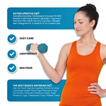 Vibrant 12 Pack Women's Cotton Tank Tops for Summer Style