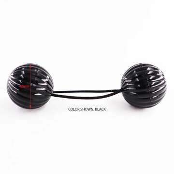 8 Pcs Large Ponytail Holders with Balls - Bubble Twinbead Hair Ties for Girls, Toddlers Hair Accesso...