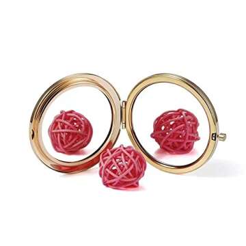 NC Compact Makeup Mirrors, Double-Sided Handheld Beauty