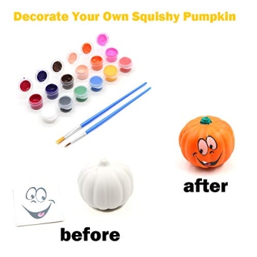 Paint Your Own Squishy Pumpkin Set for Creative Fun