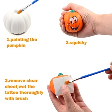 Paint Your Own Squishy Pumpkin Set for Creative Fun