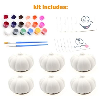 Paint Your Own Squishy Pumpkin Set for Creative Fun