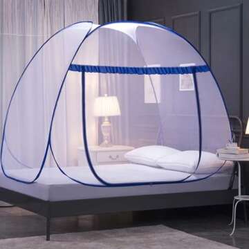Mosquito Net for Bed - Pop Up Tent Size Twin Queen