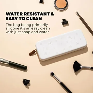 Soy For You Silicone Travel Makeup Bag for Easy Organization