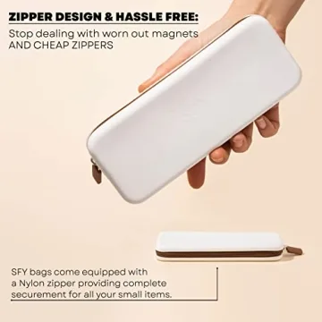 Soy For You Silicone Travel Makeup Bag for Easy Organization