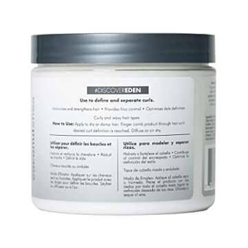EDEN BodyWorks Coconut Shea Curl Defining Creme |16 oz | Moisturize Protect Against Humidity, Add Sh...