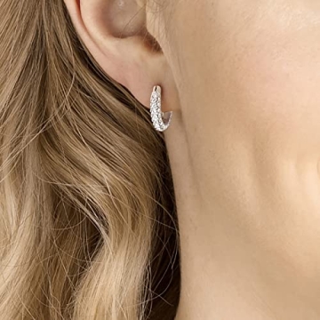 Swarovski Dextera Mini Hoops - Elegant Women's Earrings