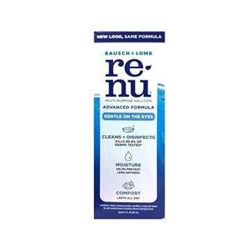 Renu Multi-Purpose Contact Lens Solution Travel Size, 2 Fl Oz (Pack of 3)