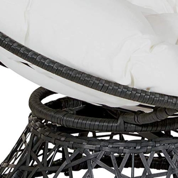 Stylish OSP Wicker Papasan Chair with Swivel Feature