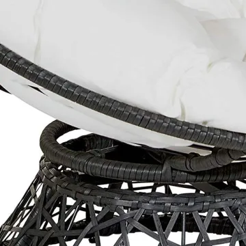 Stylish OSP Wicker Papasan Chair with Swivel Feature
