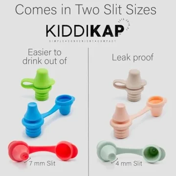 Kiddikap Water Bottle Spout Adapter - No-Spill Sippy Cup