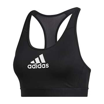 adidas Women's Don't Rest Alphaskin Bra, Black, Large