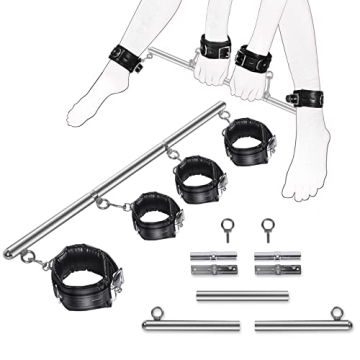BDSM Bondage Restraints Couples Sex Toys, Bondage Restraints BDSM Toys with Adjustable Handcuffs, Sp...