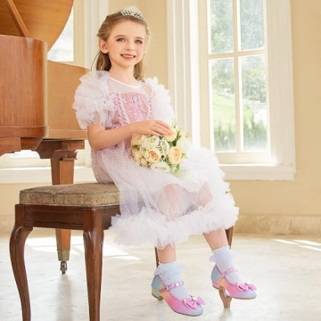 Stylish Furdeour Toddler Girls Flats Shoes for Parties