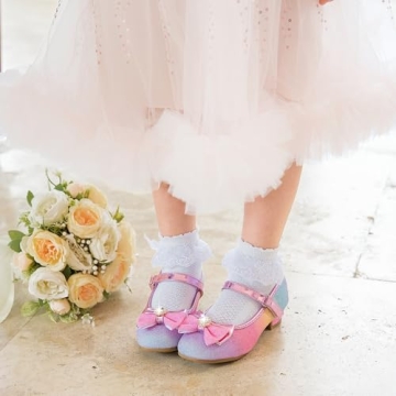 Stylish Furdeour Toddler Girls Flats Shoes for Parties