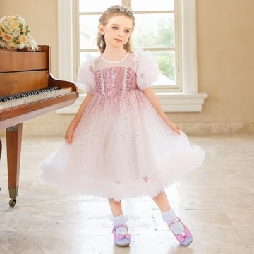 Stylish Furdeour Toddler Girls Flats Shoes for Parties