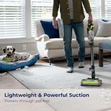 Bissell PowerGlide Slim Corded Vacuum, Powerful Pet Hair Pickup on Carpet & Hard Floors, Lightweight...