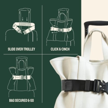 Cincha Travel Belt Secure Stylish Luggage Strap Hands-Free