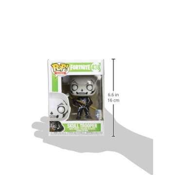 Funko POP 34470 Pop! Games: Fortnite - Skull Trooper, One Size, Multicolor