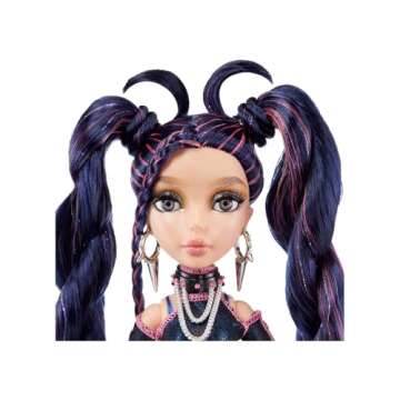 Mermaze Mermaidz Winter Waves Nera™ - Glittery Doll with Accessories and Color Change Fin