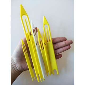 8pcs Netting Needle Shuttles Fishing Net Repair Equipment 8 Sizes