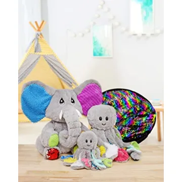 MEAVIA Weighted Sensory Plush Elephant for All Ages