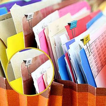 Tenare Teacher Essentials Large Binder Clips for Classroom