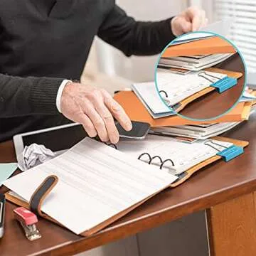 Tenare Teacher Essentials Large Binder Clips for Classroom