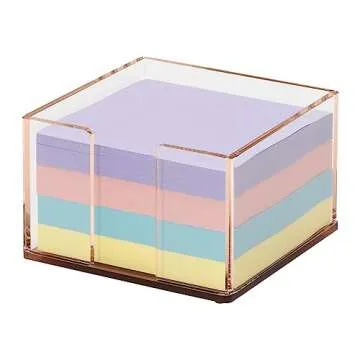 Realspace® Rose Gold Acrylic Memo Holder
