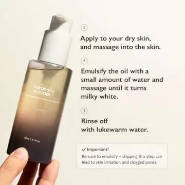 HARUHARU Wonder Black Rice Moisture Cleansing Oil for Glowing Skin