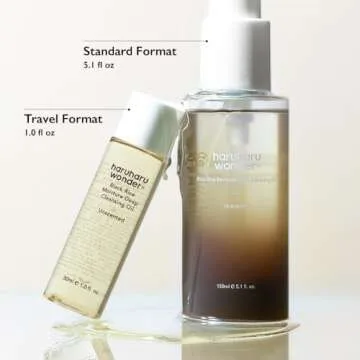 HARUHARU Wonder Black Rice Moisture Cleansing Oil for Glowing Skin