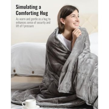 Uttermara Weighted Blanket - Comforting 12 lb Sherpa Blanket