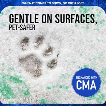 Snow Joe Ice & Snow Melt for Driveway, Concrete & Sidewalk, Melt-2-Go, 50-Pound Bag, Boxed