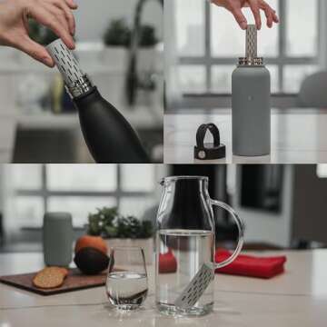 GOFILTR Alkaline Water Infuser - 9.5 pH + Electrolytes for Any Water Bottle/Small Pitcher, 750 Refil...