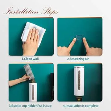 INSHA Cup Dispenser Wall Mount,3Oz - 6Oz Disposable Small Cups for Bathroom Home Hospital Office Gym (QSQBQ-White)