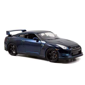 Fast & Furious Nissan GTR Blue 1:24 Diecast Model by Jada Toys