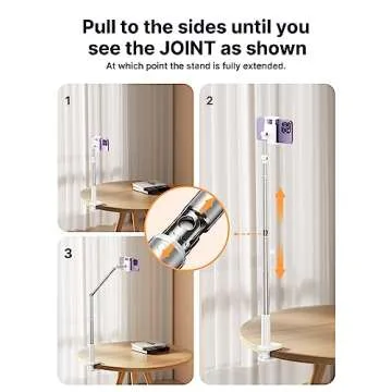 JSAUX Phone Holder for iPhone 16 15 14 Desk and Bed