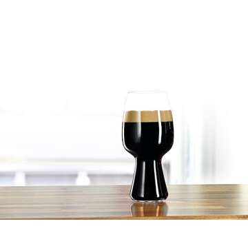 Spiegelau Craft Beer Tasting Kit, Set of 4 Different Glasses: IPA, Stout, Wheat and Barrel-Aged Beer...